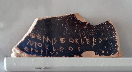 Ostrakon with the name of Themistokles, c.472 BC